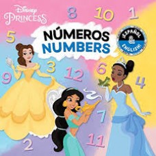 NUMEROS NUMBERS DISNEY PRINCESS